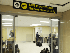 SAPS kontoret i Johannesburg Lufthavn